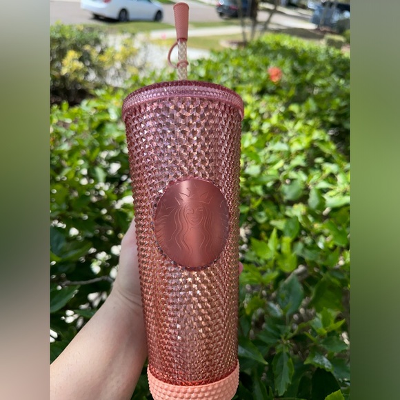 Starbucks ORIGINAL ROSE GOLD STUDDED CUP 🌹 - Picture 6 of 14